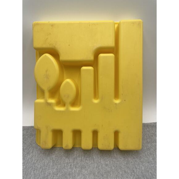 Vintage Rubbermaid 2922 Silverware Tray Utensil Drawer Organizer Retro, YELLOW - Picture 6 of 6